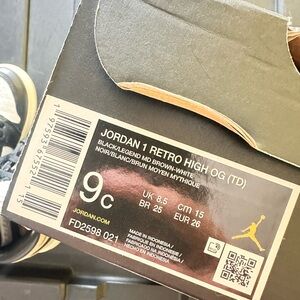 Jordan 1 Retro High OG 9C Kids